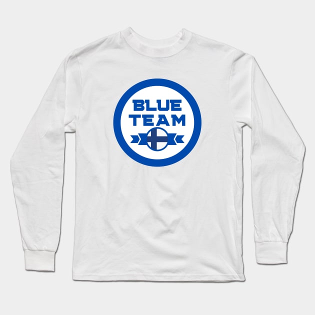 Cybersecurity Blue Team Finland Gamification Badge CTF Long Sleeve T-Shirt by FSEstyle